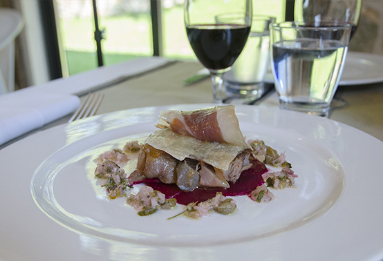 tete de veau grillée au fromage de brebis ossau iraty