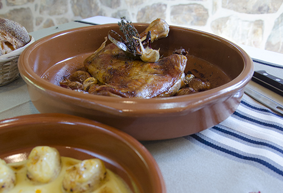 Epaule d'agneau et gnocchis au fromage de brebis ossau iraty