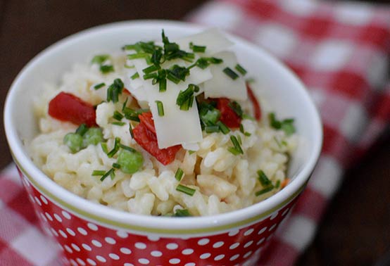 Risotto et fromage de brebis Ossau Iraty