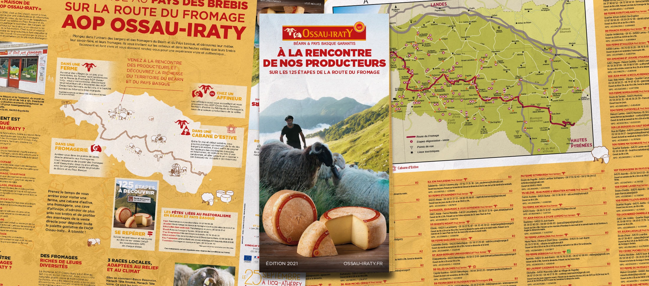 Route du Fromage AOP Ossau-Iraty en Pyrénées-Atlantiques